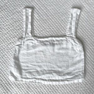 Love and Confuse linen white shirt too